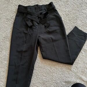 Lulu's Black‎ Pants with Tie